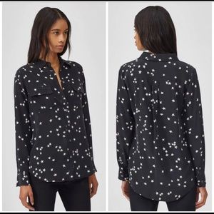 Equipment Slim Signature Star-Print Shirt